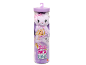 Doll in a purple cat costume in a transparent packaging.