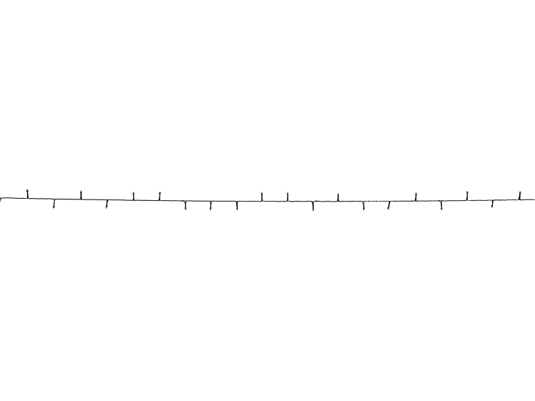 LED light chain with hanging light points on a black background.
