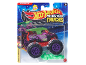 Toy monster truck Dragonizer with green wings, in packaging with the inscription „2025“.
