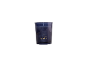 Dark blue candle in a glass with gold lettering STARRY NIGHTS