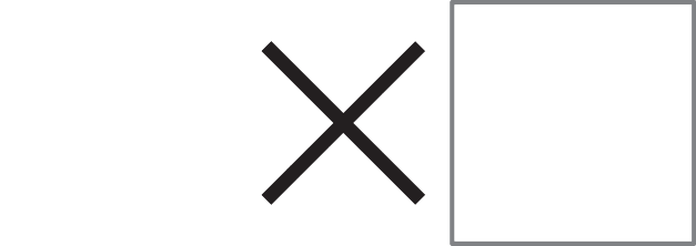 LED label with crossed-out exchange arrows.