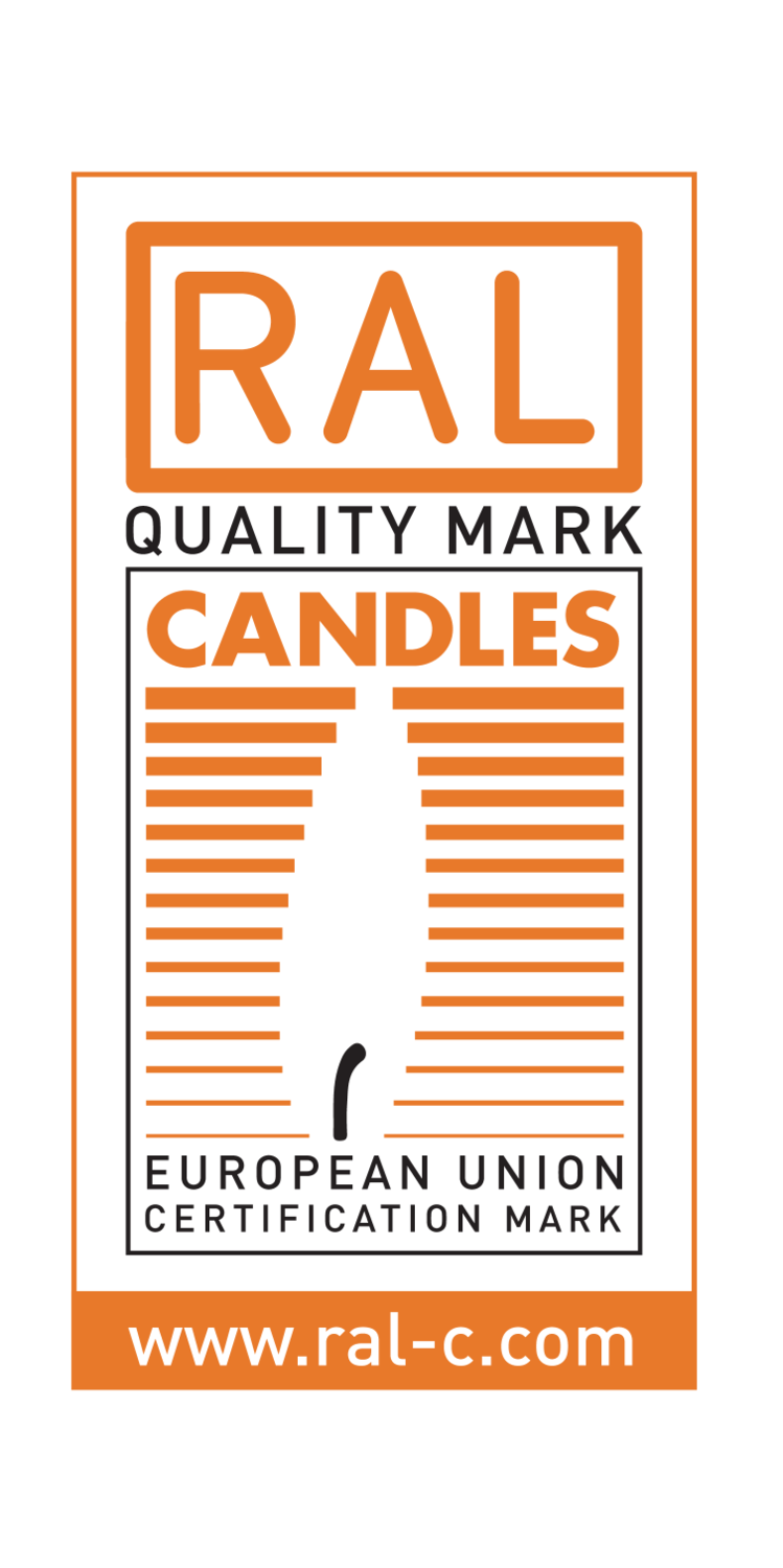 RAL quality mark candles, European Union certification mark, www.ral-c.com