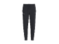 Dark grey men's sports joggers with reflective details and elastic cuffs.