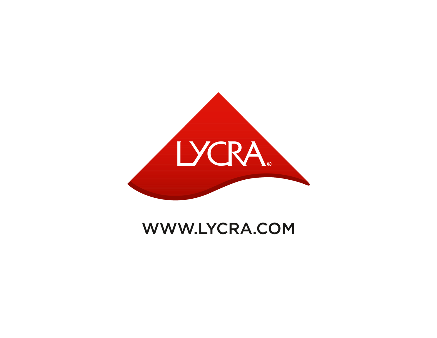 Red logo with the word 'LYCRA' and the web address 'WWW.LYCRA.COM'.