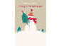 Christmas card featuring a snowman and the text 'Have yourself a Merry Little Christmas'.