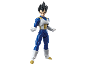 Vegeta action figure in blue and white battle armor.