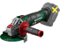Cordless angle grinder with disc and side handle