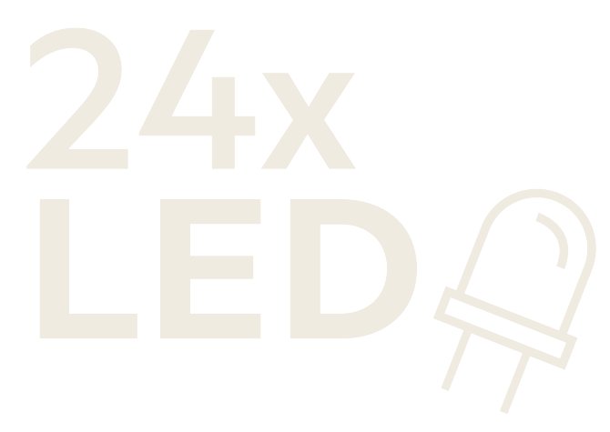 Seal: 24x LED