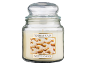 Vanilla & Sugar scented candle with crescent-shaped cookies
