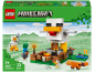 Minecraft chicken farm building set with figures and accessories, 233 pieces.