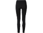 Women's black leggings, back view