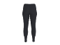 Women's black sports leggings, front view.