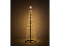 LED Christmas tree with warm white lights and a star on top.
