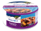 Greek style aubergine in tomato sauce, 280g, with ingredients and warnings.