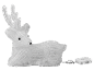 Luminous Christmas decoration in the shape of a lying deer