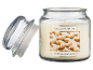 Vanilla & sugar scented candle with crescent cookies