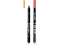 Gold and rose metallic markers with caps, showing the nib and product information.