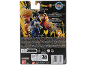 Cartoon character action figures, packaging with warnings and recycling information.