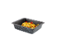 Baking tray with corn on the cob and spices