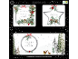A pack of 20 festive Christmas cards in three designs with envelopes and charity donation info.