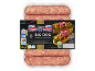 Pack of 6 large hot dog sausages made from pork, ready for barbecues.