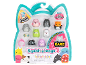 Pack of 8 mini Squish-a-longs plush toys with accessories and a mystery rare mini plush.