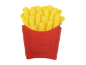 Eraser shaped like french fries in a red box.