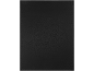 Black background with a subtle ornamental scroll pattern.