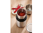 Spice grinders with dried chilies and chili flakes.