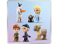 Toy figures of Olaf, Elsa, Anna, Kristoff, and Sven from Frozen.