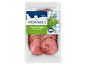 Gyros Style Smoked Salami packaging, 80g, with a Greek-themed design.