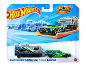 Hot Wheels Track Fleet Volvo 240 Drift Camper toy set in packaging