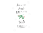 Christmas card with the text Peace And Happiness This Season and mistletoe motif.