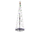 Light-up Christmas tree with a star on top.