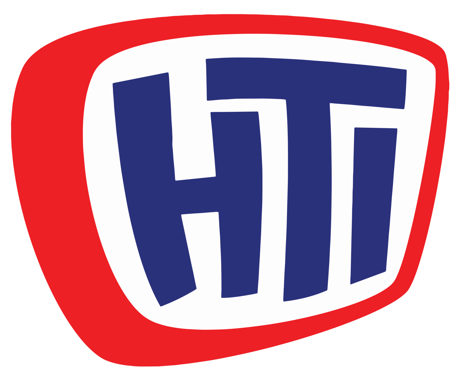 Red and white logo with blue text that reads HTI.