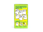 Back of a party board game box with rules and example questions in English.