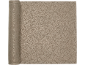 Fabric roll with a leaf pattern in beige and light brown tones.