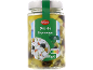 Jar of cheese cubes with olives, 350g, with Nutri-Score E.