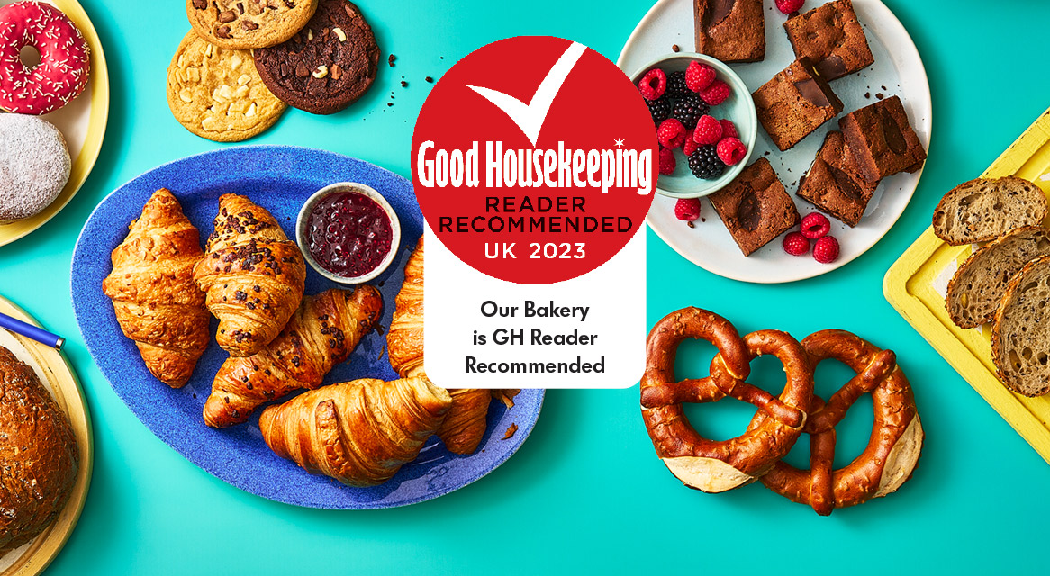 Croissants, donuts, cookies, and brownies, Good Housekeeping recommended.