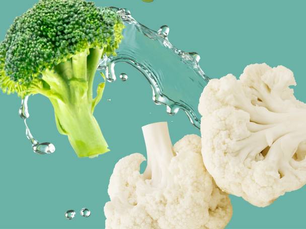 Cauliflower and Broccoli