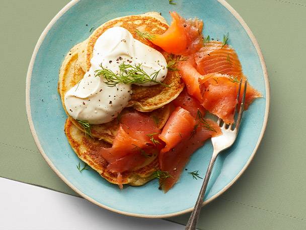 Smoked Salmon & Potato Pancakes