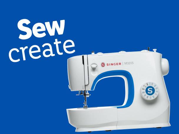 Singer M3205 sewing machine, Sew Create