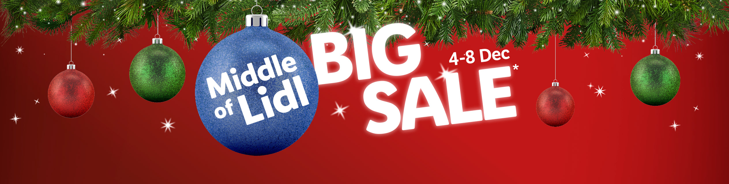 The Big Sale In-Store 4-8 Dec