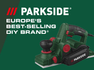 Parkside electric hand planer, Europe's best-selling DIY brand.