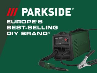 Parkside welder, Europe's best-selling DIY brand.