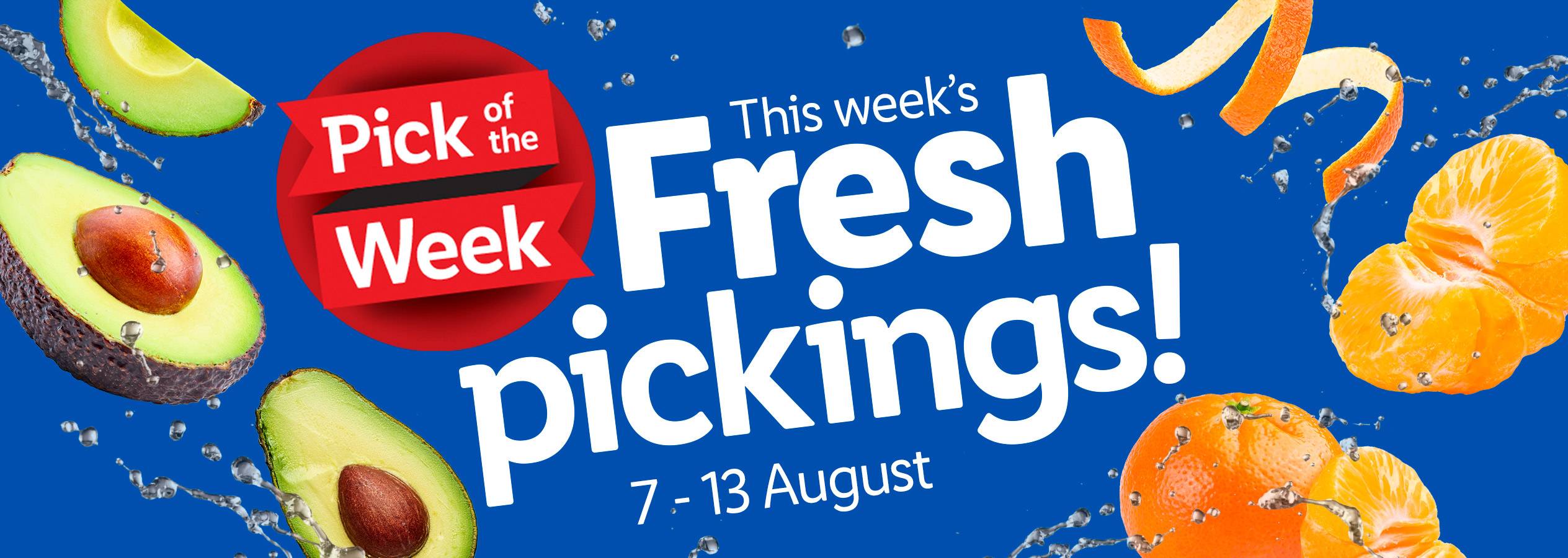 Avocados and oranges are featured in this week's fresh pickings, August 7-13.